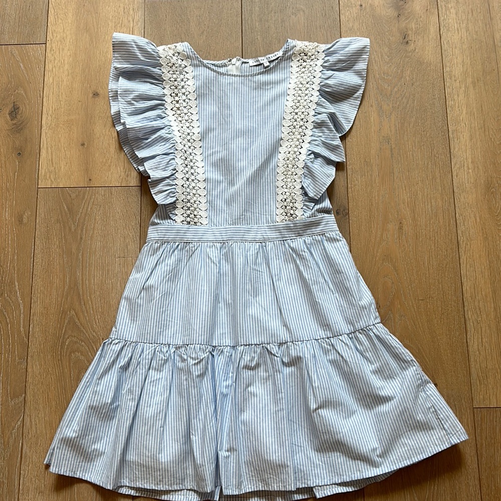 English Factory Blue and White Dress